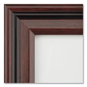 DAX® Desk-wall Photo Frame, Plastic, 8 1-2 X 11, Rosewood-black freeshipping - TVN Wholesale